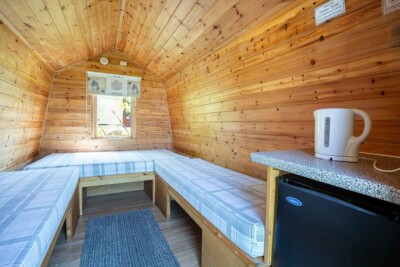 Inside our timber tents - glamping in Snowdonia Inside our timber tents - glamping in Snowdonia